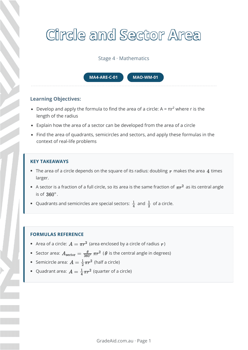 Worksheet example 1