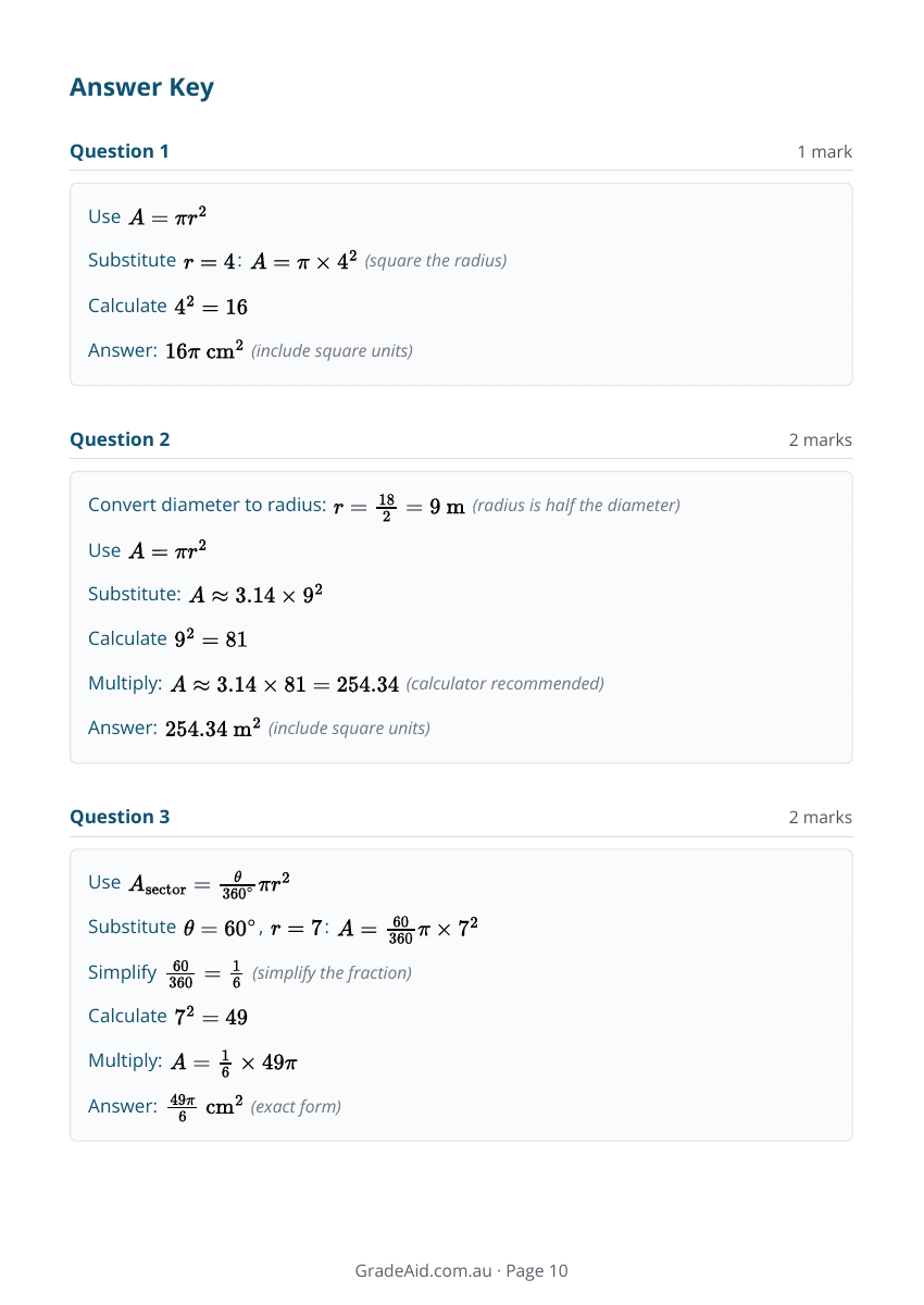 Worksheet example 10