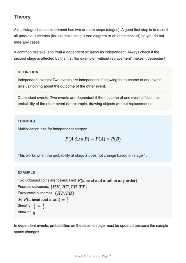 Sample worksheet